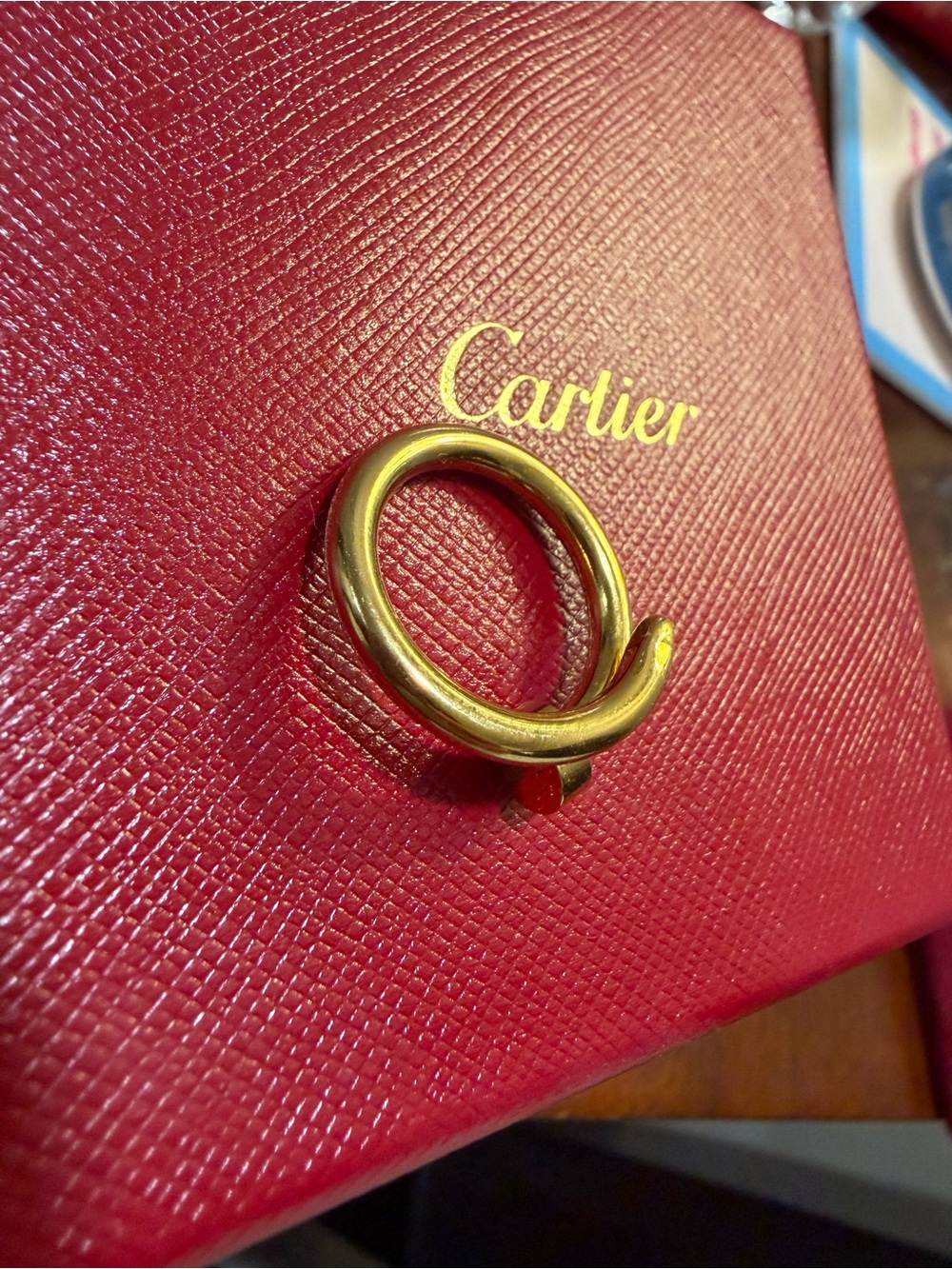 Nail ring in yellow gold - Picture 4 of 7